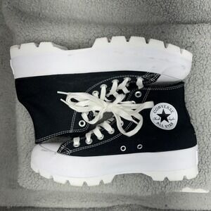 Converse Chuck Taylor All Star Shoes Womens Size 9 Black Lugged High Top 565901C
